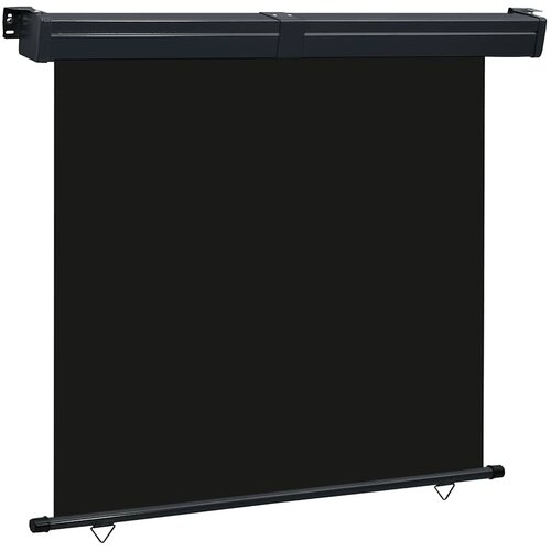 Balkonska bočna tenda 175 x 250 cm crna Cijene