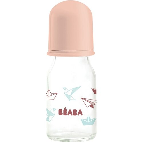 Beaba Staklena fla&scaron;ica za bebe, 110ml, Origami Nude Cene