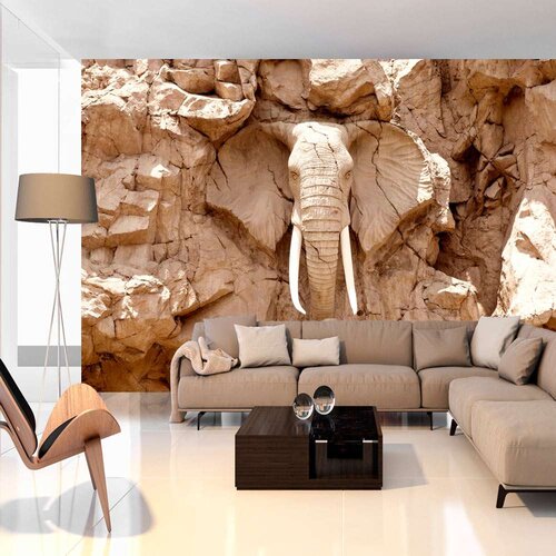  Samoljepljiva foto tapeta - Stone Elephant (South Africa) 294x210 Cijene