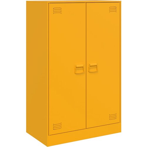 Maison Chic Komoda - Predalnik gorčično rumena 67x39x107 cm jeklo, (21715986) Cene