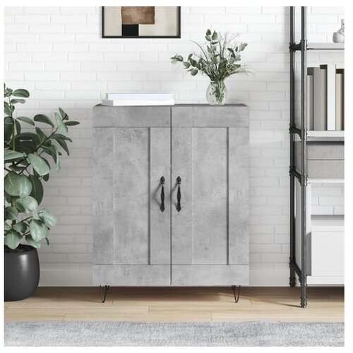 vidaXL Komoda siva boja betona 69 5x34x90 cm od konstruiranog drva Cijene