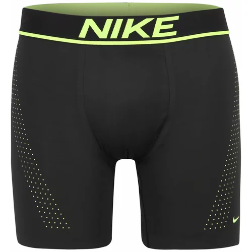 Nike Sportske gaće neonsko žuta / crna