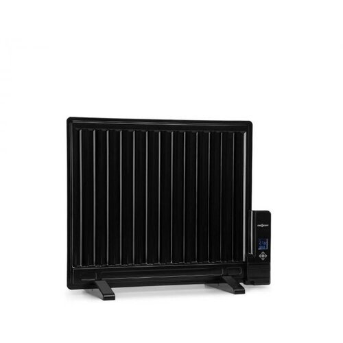 OneConcept Wallander, oljni radiator, 600 W, termostat, ogrevanje na olje, ploska izvedba, črna Cene