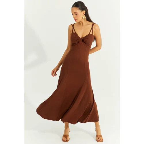Cool & Sexy Dress - Brown - A-line