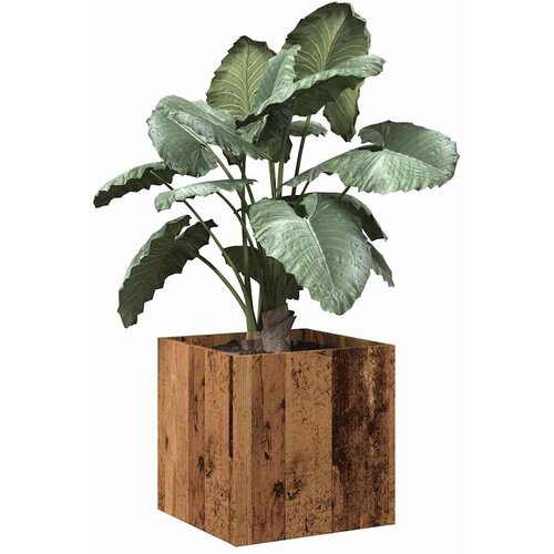 vidaXL Lonec za sadike iz starega lesa 40x40x40 cm Cene