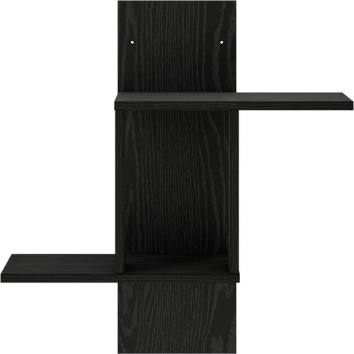  Polica na zidu Crni hrast 59 x 17 x 63 cm Konstruirano drvo Slike
