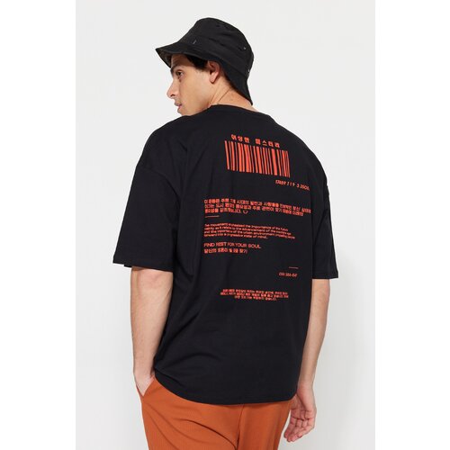 Trendyol T-Shirt - Black - Oversize Slike