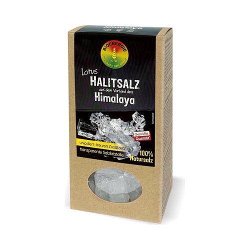 Bioenergie Himalajski lotus solni kristali - Halite - 500g karton Slike