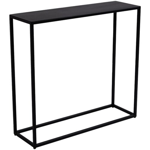Custom Form Črna kovinska konzolna mizica 100x30 cm Julita - CustomForm Cene