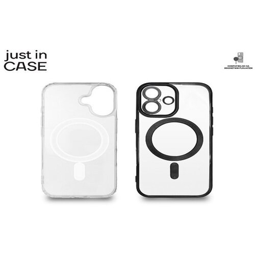 Just In Case 2u1 Extra case MAG MIX paket CRNI za iPhone 16 MAG116BK Slike