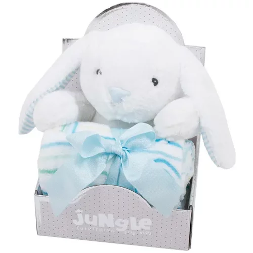 Jungle Baby ćebe igračka Bun Blue 2