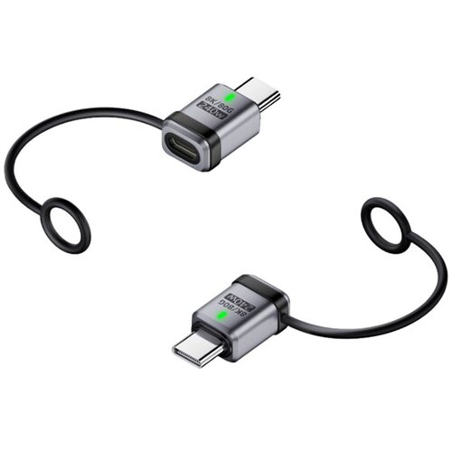 INF 2-Pack Type-C Ženski na Type-C Moški Adapter 240W 120Gbps Silver, (5000291417) Cene