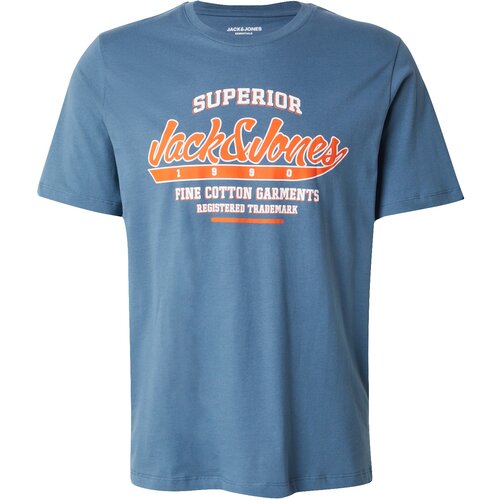 Jack &amp;amp; Jones Majica &amp;#039;JJELOGO&amp;#039; opal / narančasta / bijela Slike