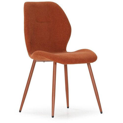 Marckeric Podstavljene blagovaonske stolice u setu 4 kom boja terakote Ansu &amp;ndash; Slike