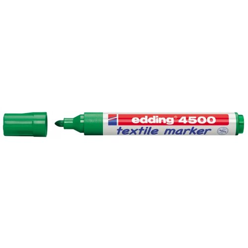 Edding vodootporni marker t-shirt E-4500 2-3mm zelena Slike