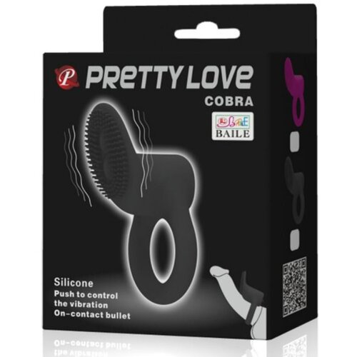 Penthouse Anel Vibrante Pretty Love Cobra - Preto, (21263622) Cene