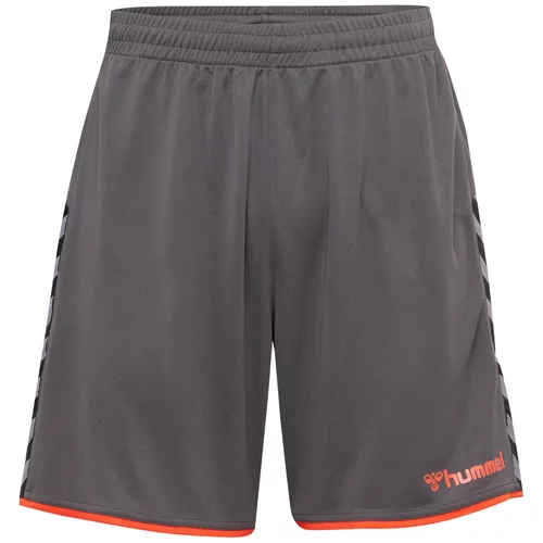 Hummel Športne hlače ' POLY' antracit / bazaltno siva / oranžna