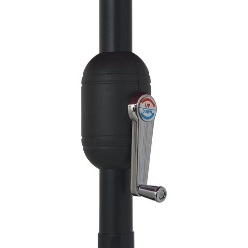  Vrtni suncobran s metalnim stupom 390 cm zeleni Slike