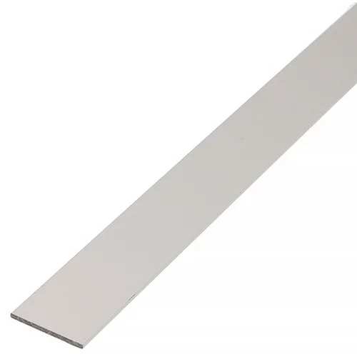 STABILIT plosnati profil (d x š: 1.000 x 50 mm, debljina: 3 mm, aluminij, srebrne boje, eloksirano)