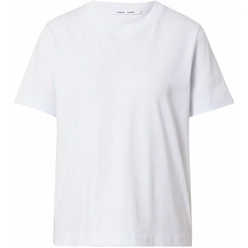 Samsøe Samsøe Pamučna majica boja: bijela