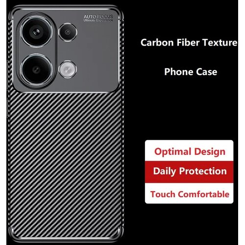 Techsuit CarbonFiber maska za Xiaomi Poco X6 Pro &amp;ndash; crna Slike