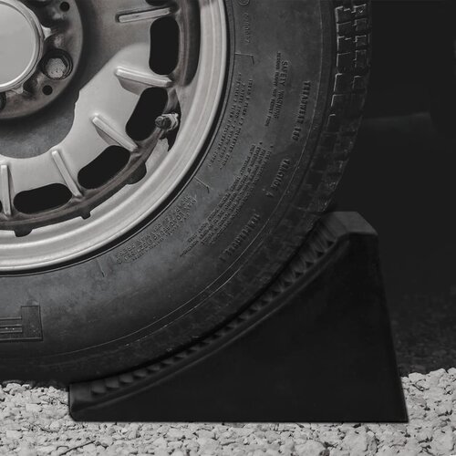 VidaXL Podmetači za kotače 4 kom 16 x 9 x 9 cm gumeni Slike