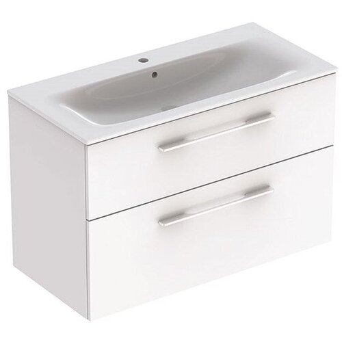 Geberit SELNOVA SQUARE 1000 ORMARIĆ SA LAVABOOM 2 FIOKE BELA SJAJ GEBERIT Cene