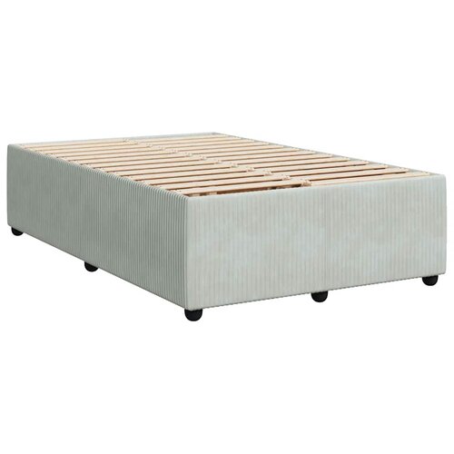 Box spring krevet s madracem svjetlosivi 120x200 cm bar&amp;scaron;unasti Slike
