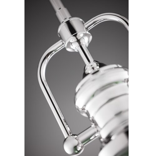 Jupiter 2071 - Luster na &amp;scaron;tapu PLATINO 1xE27/15W/230V zelena/sjajni hrom Slike