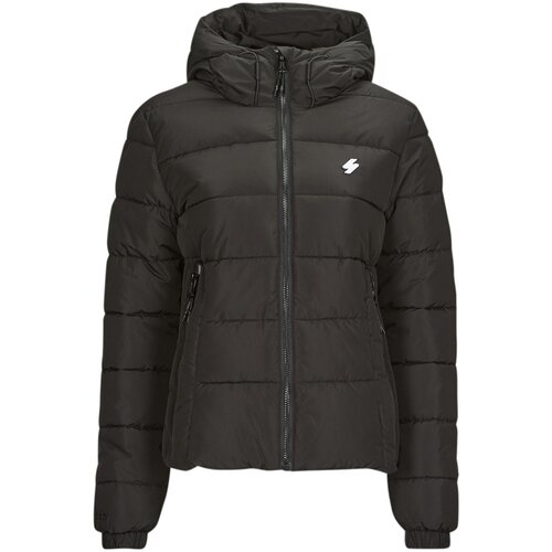 Superdry HOODED SPIRIT SPORTS PUFFER Crna Slike