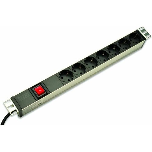Digitus Steckdosenleiste 7-fach Schutzkontaktstecker 2m Slike