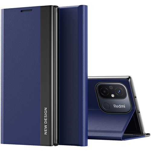 HURTEL etui s preklopom in stojalom za xiaomi redmi note 12 pro+ sleep case pro, moder, (21898951) Cene