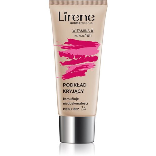 Lirene Vitamin E prekrivajući fluidni puder nijansa 24 Beige 30 ml Cijene