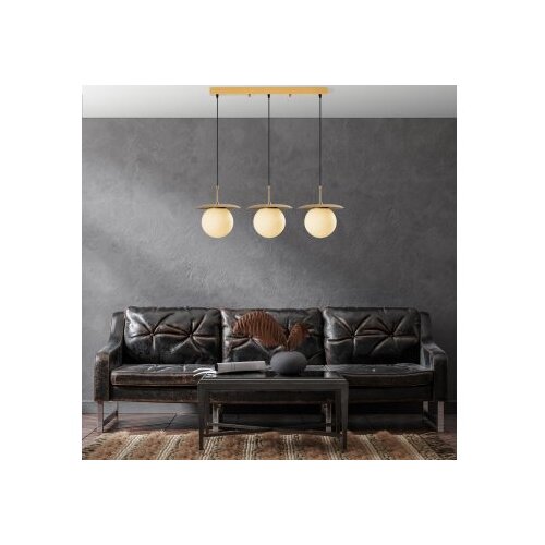 Opviq Luster Anemon-13836, 100x30x110cm, IP20, Zlatno-bijela boja Slike