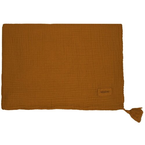 Nobodinoz wabi Sabi Muslin Pokrivač Golden Brown Cene