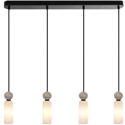  ITALUX PND-95331-4-BK - Luster na sajli SANTOS 4xG9/40W/230V crna Cene