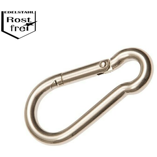 Vatrogasna karabinska kuka (D x Š: 60 x 29 mm, Opteretivost: 120 kg, Plemeniti čelik) Cijene