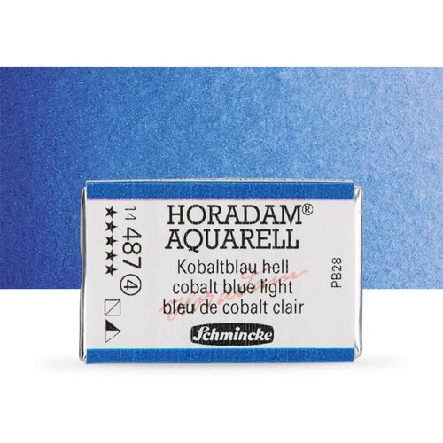  Akvarel boje Schmincke Horadam cela posudica | 487 Cobalt Blue Light Slike