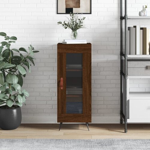  Komoda boja smeđeg hrasta 34,5 x 34 x 90 cm konstruirano drvo Cijene