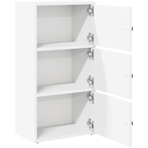  Regal za knjige bijeli 40x24x77 cm konstruirano drvo Slike