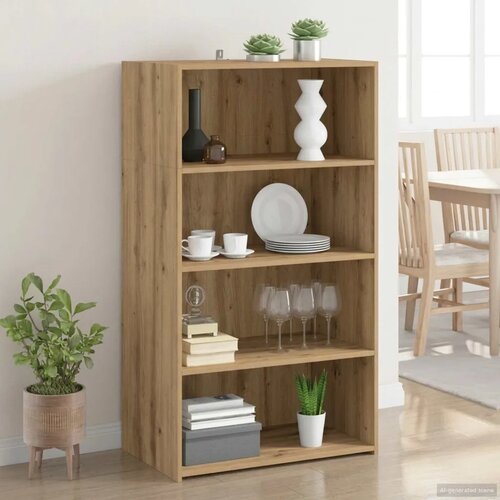  Visoka komoda Hrast artisan 70 x 41 x 124 cm Konstruirano drvo - Hrast artisan Cijene