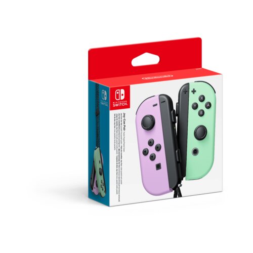 Nintendo gamepad switch joy-con par (purple and pastel green) Slike