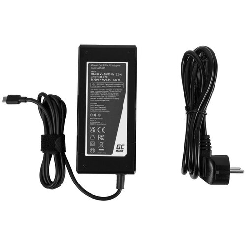  polnilec za prenosnike hp / toshiba / acer / asus / lenovo / dell, 130W / 20V / 6,5A / priključek usb-c Cene