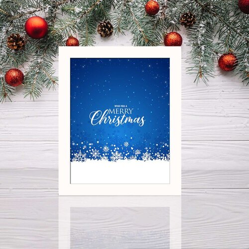 Wallity BCTNOEL 002 Dekorativna slika, 23.5x28.5cm Cene