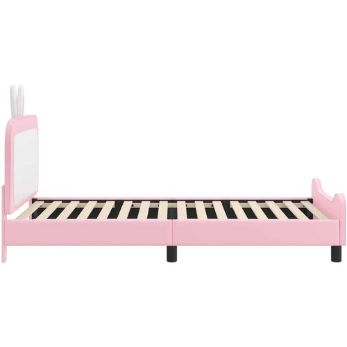  Krevet za djecu s uzglavljem Ružičasta 90 x 200 cm PU Slike