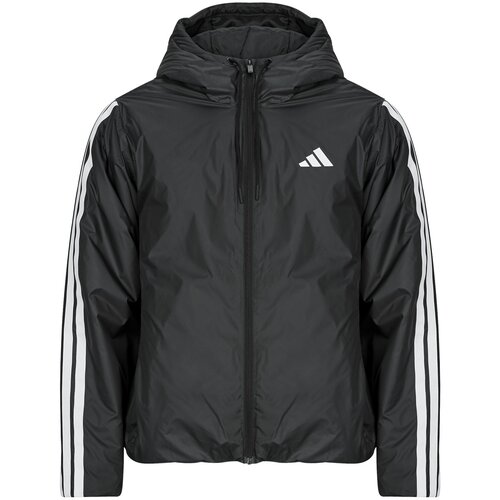 Adidas Essentials CLIMAWARM 3-Stripes Insulated Hooded Jacket Crna Slike