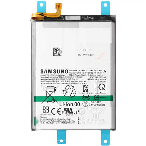 Samsung Originalna baterija Galaxy A53 5G EB-BA336ABY, 5000mAh - servisni paket, (20633093)