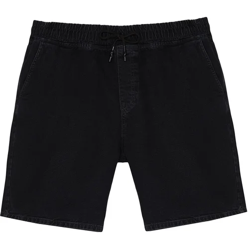 Trendyol Men's Anthracite Wide-Fit Plus Size Denim Shorts