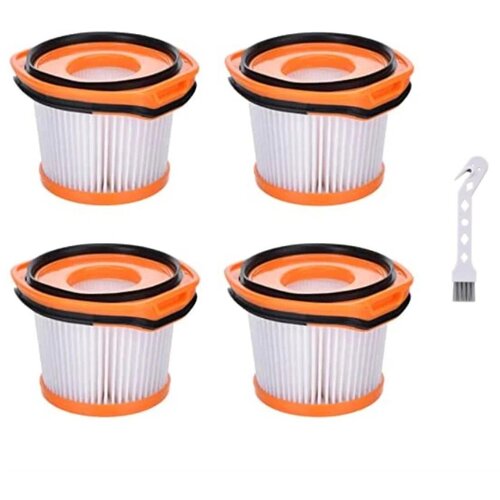 INORCO 4 paket nadomestnega vakuumskega filtra, zdruljiv s sistemom Shark Wandvac Wv360 Ws620 Ws630 Ws632 Ws632blbrn Ws632gdbrn, del Xffwv360, (21984696) Slike