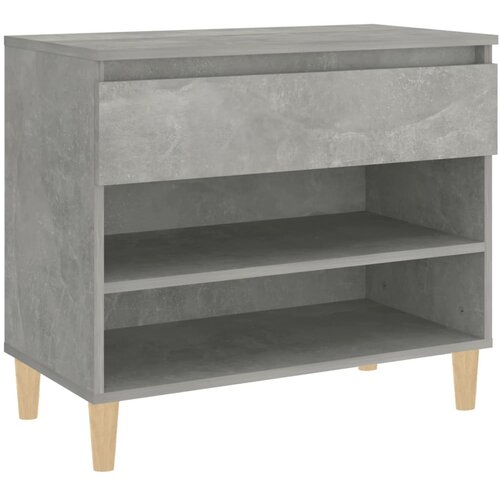 Maison Chic Omarica za obutev - Kopa za čevlje betonsko siva 70x36x60 cm inženirski les, (21777465) Cene